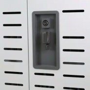 Ergotron DM40-2009-2 chariot et rangement roulant Autonome Argent_3