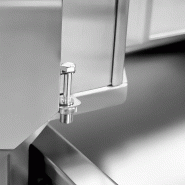 Grill Döner kebab gaz 6 brûleurs max 100 kg avec tôle de protection - moteur en bas_3