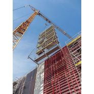 Structure stable et déplaçable PERI UP Flex pour chantiers de construction