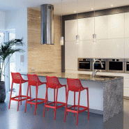 Chaise haute de restaurant exterieure Air - ROUGE_3