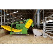 X2000 dérouleuse sans chaîne pour balles rondes et carrées - Hustler Equipment - Rotor axial, plateforme en polyéthylène, charge maxi 1 t_3