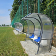 Abri de touche PREMIUM pour joueurs - SPORTPLUS.PL - polycarbonate alvéolaire - 100Kg_3