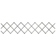 Vidaxl clôture à treillis 5 pcs gris bois de sapin massif 180x30 cm 316423_3