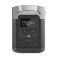 Kit station de charge portable 1800w - 1024wh ecoflow delta avec trois panneaux solaires pliables 160w_3