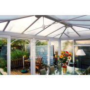 Véranda sur mesure NOTTINGHAM V4 - Version Vitrage sans Imposte_3