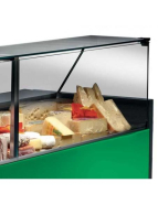 Vitrine canalisable pour viande, traiteur, produits laitiers/fromage - Vitrines Onyx 90 - 1250 - Référence: ONYX 90-1250-N/VD_3