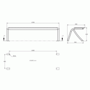 Banquette KHAYA stratifié compact_3