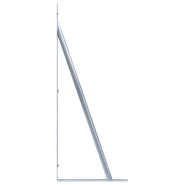 Vidaxl supports pour poteau de clôture 2 pcs acier galvanisé 148988_3