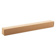 Éventail en polyester RPET - livré avec boîte en papier kraft - couleur blanche - poids 40g_3