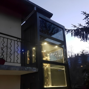 Ascenseur extérieur avec cabine confortable et durable