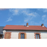 Panneau sandwich imitation tuile romane - épaisseur 40 à 120 mm - isolation performante et esthétique_3