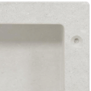 Vidaxl niche de douche blanc mat 41x36x10 cm 151390_3