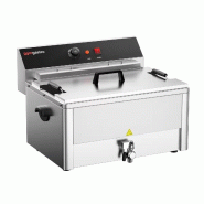 Friteuse électrique spéciale poissons - 20 L - avec robinet de vidange | GGM_3