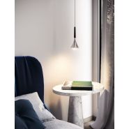 Suspension RAIN - Une goutte de pluie printanière en métal avec LED, design élégant et lumineux_3