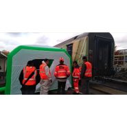 Cabine gonflable SELLERPRO - modèle Aéro 1 - 6x4x2,8m - dédiée à l’aérogommage/sablage/grenaillage_3