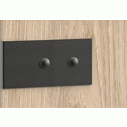 Lit style industriel Vernon 180 x 200 cm - Pin argenté vieilli et graphite - Design contemporain_3