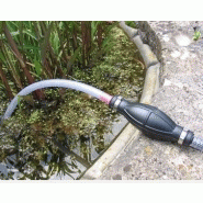 Pompe à main pour recycler l'eau - longueur totale 4m - tuyau haute qualité et raccord rapide_3