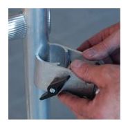 Échafaudage roulant aluminium pliant T-ONE 155 - Comabi SNC - Hauteur de travail max 7,70 m - Base pliante et montage rapide_3