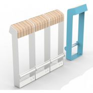 17.001 Assis-debouts publics - Zano - acier inoxydable et assise en bois_3