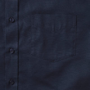 Chemise homme manches courtes Oxford - Réf: RU933M - 70% coton, repassage minimum, tissu épais et résistant_3