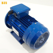 Moteur électrique triphasé 230/400V 1,5kW - 1500 tr/min - CEMER MS90L14B35 - aluminium - bride B35_3