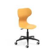 Chaise d'école pivotante Mia Lift - Hauteur réglable - Base étoile avec roulettes_3
