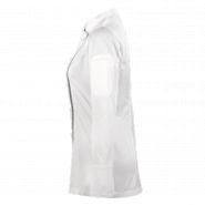 Emotion - veste de cuisine femme - Clément Design - col officier arrondi - coton égyptien premium_3