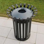 Everglade - poubelle publique - Glasdon - 60 litres - résistance exceptionnelle et intempéries_3