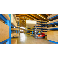 Rayonnage cantilever OHRA pour charges lourdes - bras portant jusqu'à 2 500 kg et montants jusqu'à 10 000 kg_3