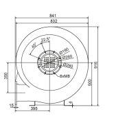 Ventilateur radial moyenne pression RD 84 ATEX - Elektror - jusqu'à 90 m³/min et 6.800 Pa - zones 1, 2 et 22_3