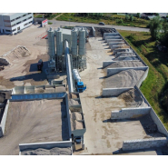 Centrale à béton fixe - grandes productions - 120 m³ par trémie - structure galvanisée - CTT_3