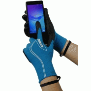 Gants chauds multiusage ROSTAING Canada bleu mi-saison - taille 8 - tactiles et résistants à l'abrasion_3