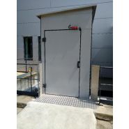 Monte-charges extérieur 500kg à 700kg certifié CE avec sécurité intégrée