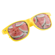 Lunettes de soleil Xaloc - plastique - protection UV 400 - couleur jaune_3
