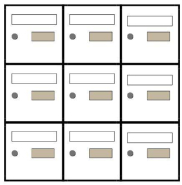Boite aux lettres collective extérieure Oslo - 1 à 20 cases - Norme PMR - Galvanisée_3