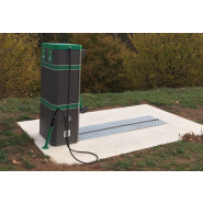 Station de lavage de vélo robuste équipé d'un bras Univer'Selle pour le maintien du vélo - ALTAO® Modulo_3