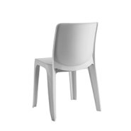 Chaise empilable monobloc en polypropylène - Denver - finition grainée M4/M2 - coloris variés_3