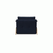 Fauteuil convertible design INNOVATION LIVING Sofabed Cubed 02 Wood Mixed Dance Blue - Lit 200x90 cm_3