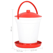 Vidaxl abreuvoir automatique pour volailles 18 l 171449_3