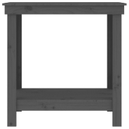 Vidaxl banc de travail gris 80x50x80 cm bois de pin massif 822498_3