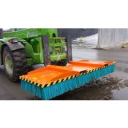 Balayeuse industrielle M3 - Brosse en fer interchangeable (série I) - Compatible chariots élévateurs et chargeuses_3