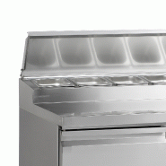 Comptoir de préparation de sandwich GN1/1 SS1435 L1365mm 16467 TEFCOLD_3