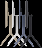 Table pliante carrée - Lot de 4 - 60 cm rabattable - SKY_3