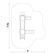 Jeu multi tours tous petits pour aire de jeux - Référence BT11542 - Conforme EN1176 - Acier inoxydable et plastiques HDPE_3