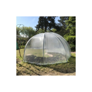 Serre de jardin octogonale pour  un espace de culture différent (10,43 m2) avec Ventilation par la pose d'un filet sur la porte- IGLOO avec ou sans tablette_4