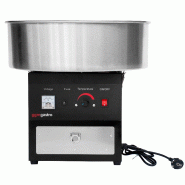 Machine à barbe à papa professionnelle cuve Ø 52 cm - noire_3