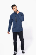 Veste zippée chinée homme - Kariban - Réf : K9106 - Douceur et chaleur - Plusieurs tailles et couleurs disponibles_3