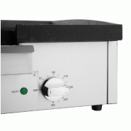 Plancha électrique lisse en FONTE - L 615 mm | Buffalo - HT762_3