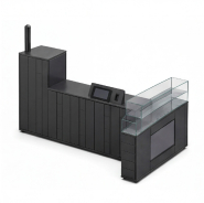 Îlot commercial intelligent - distributeurs automatiques, casiers et tests de parfums_3