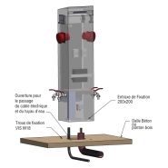 Borne marina - urbaflux - corps en tôle inox_3